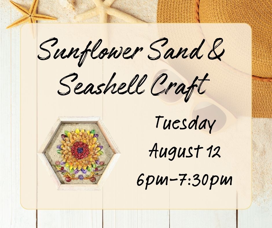 8.12.25 Sunflower Seashell Craft FB (1)