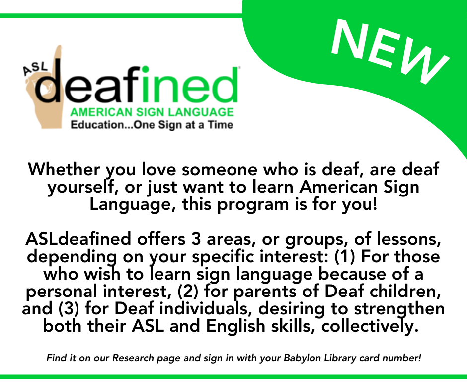 ASL deafined