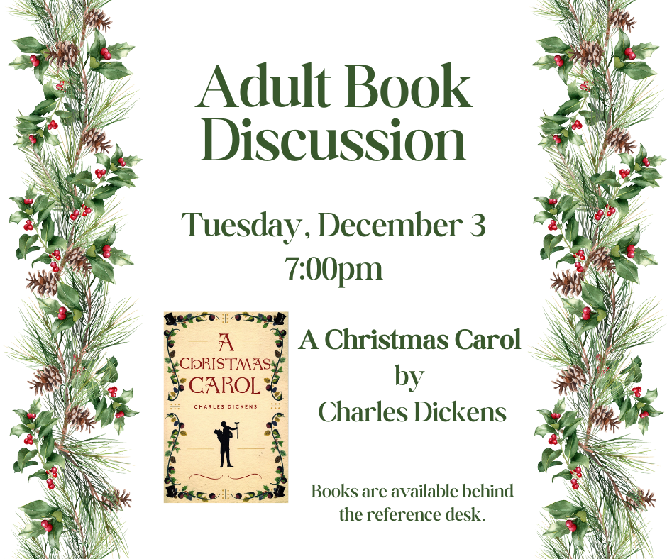 Adult Book Discussion (Facebook Post)