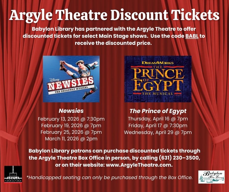Argyle Theatre Main Stage Discount Tickets FB (10)