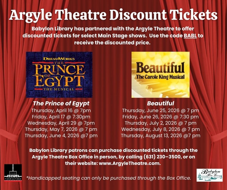 Argyle Theatre Main Stage Discount Tickets FB (11)