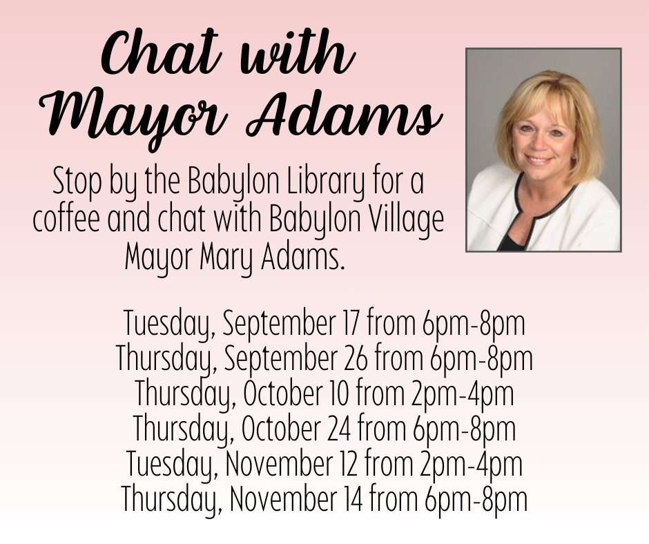 Chat with Mayor Adams