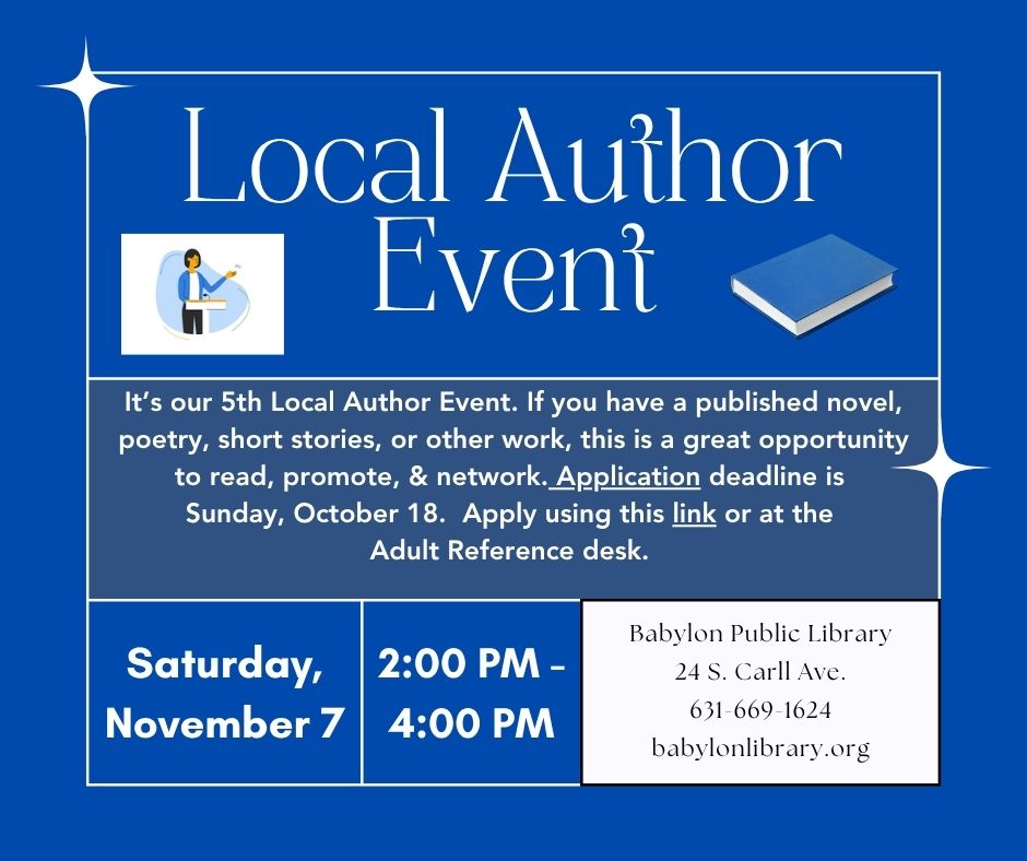 author event registration