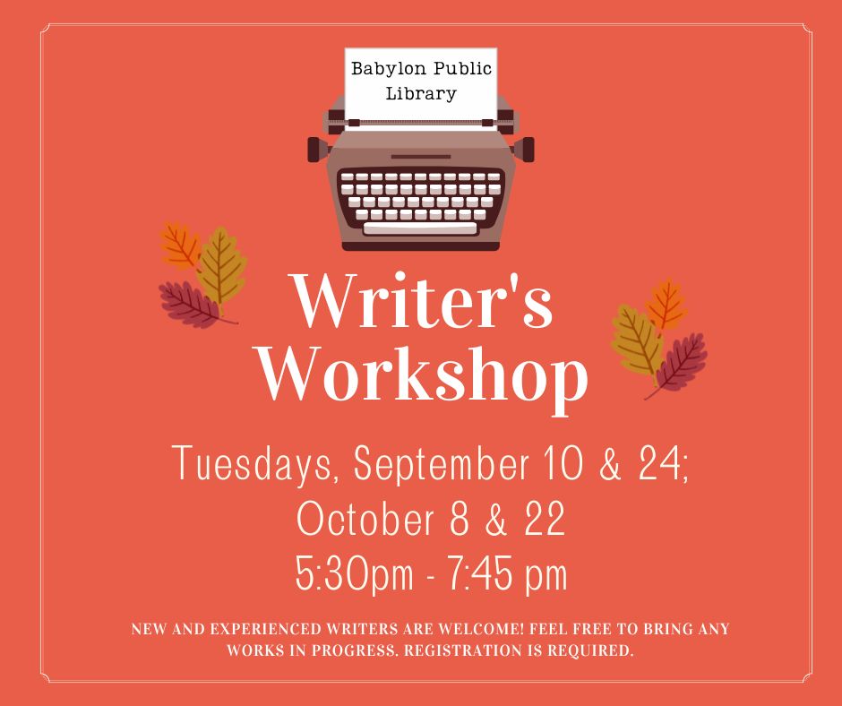 SeptOct 2024 Writers Workshop FB