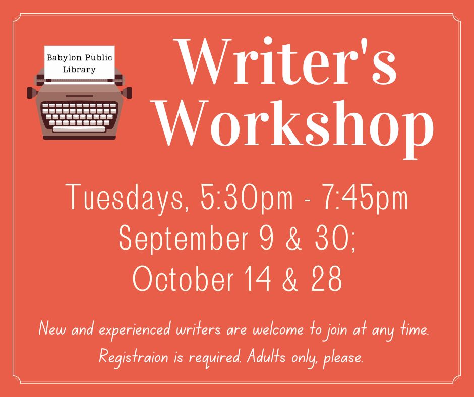 SeptOct 2025 Writers Workshop FB
