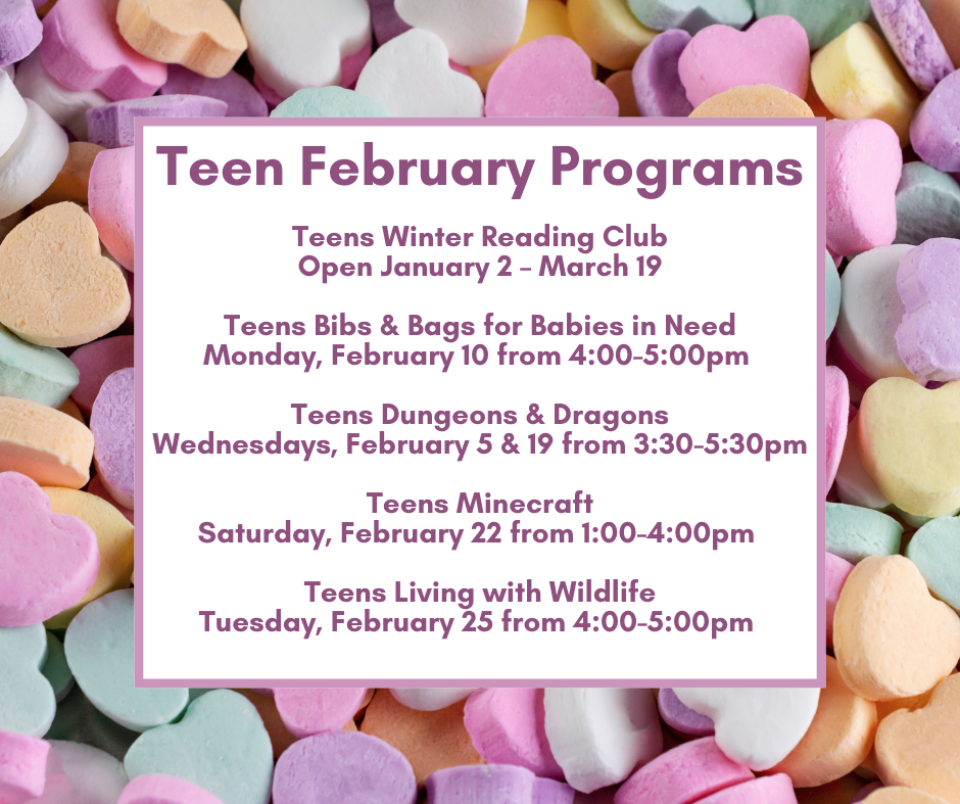 0225 Teen February Programs