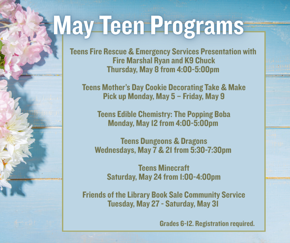 0525 May Programs