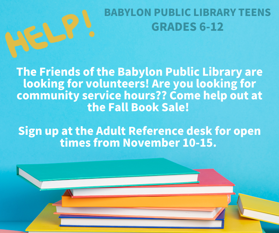 1025 Friends of the Babylon Public Library