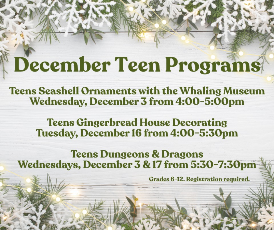 1225 December Programs