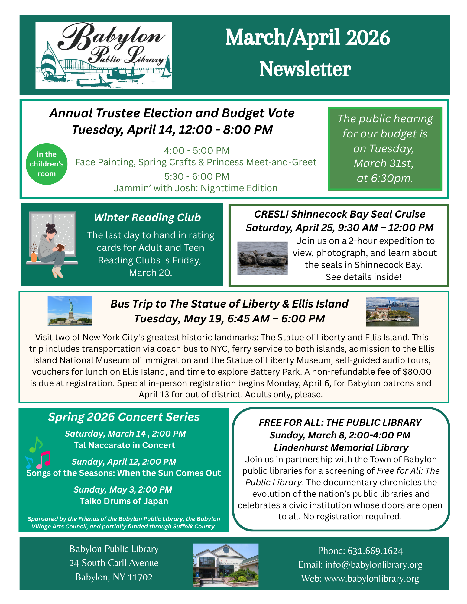 Featured image for “March/April 2026 Newsletter”