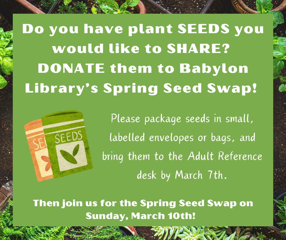 03.10.24 Seed Swap Flyer for Seeds FB NEW