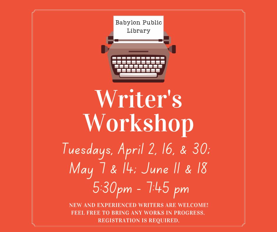 Apr – June 2024 Writers Workshop FB