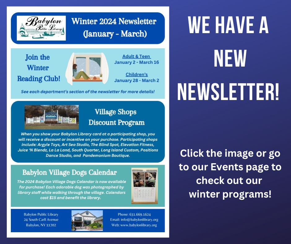Check out our new newsletter!