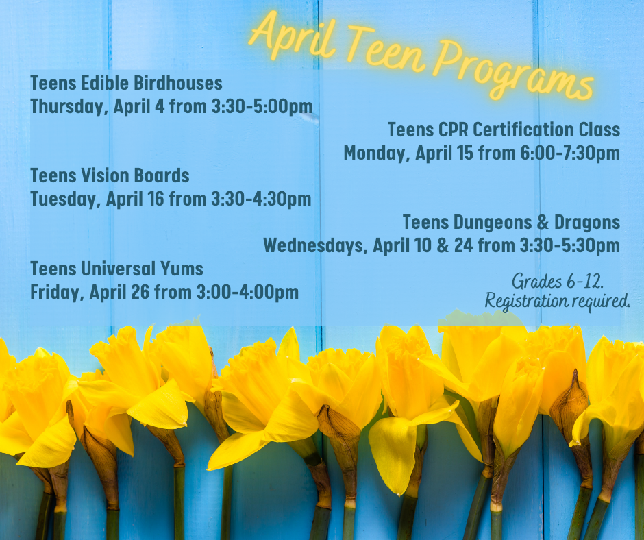 0424 April Teen Programs