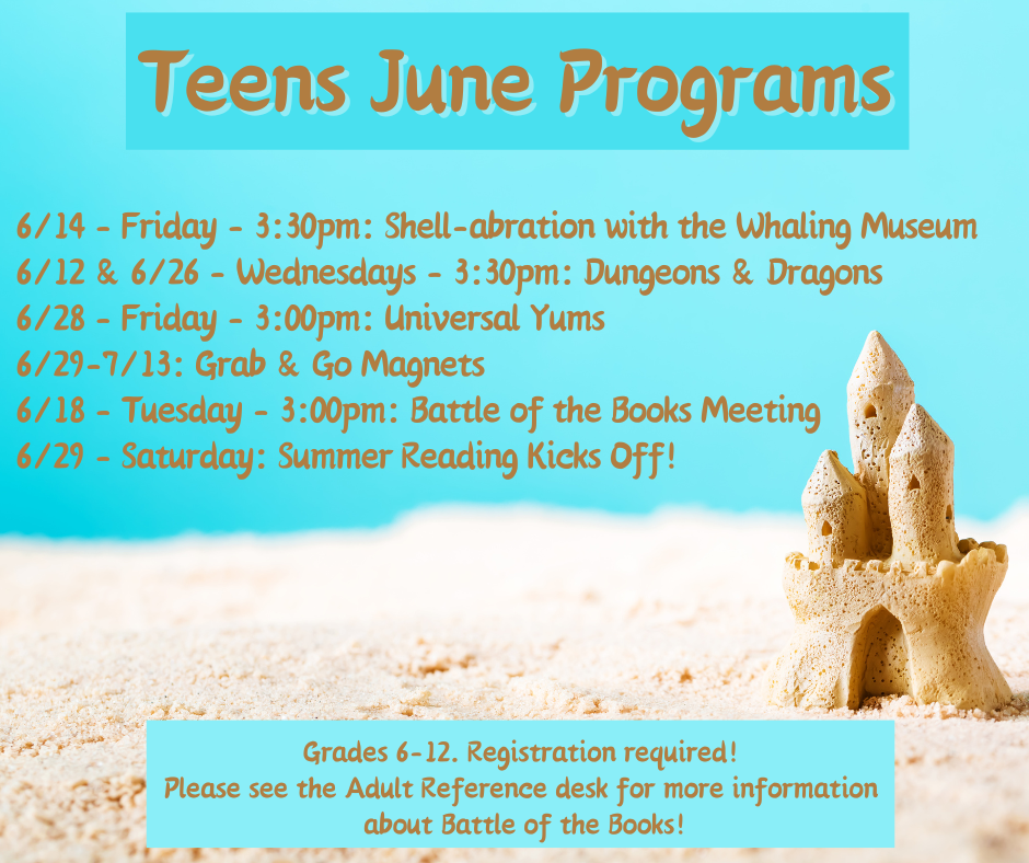 0624 Teen June Programs
